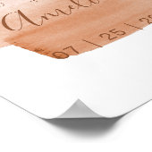 Impression murale Mariage de brosse couleur aquare (Coin)