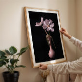 Impression murale minimale de tulipe sauvage