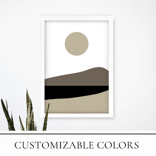 Impression murale minimaliste moderne