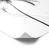 Impression murale monochromatique minimaliste (Coin)