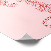 Impression murale rose Cheetah, Art mural tendance (Coin)