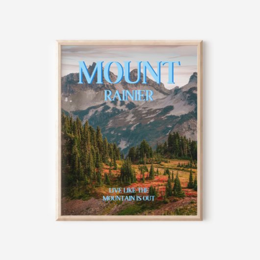 Impression murale tendance Mount Rainier