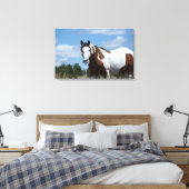 Impression Mustang Custom Canvas (30,18 po x 19,12 (Insitu(Chambre))