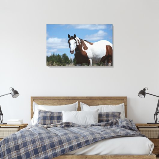Impression Mustang Custom Canvas (30,18 po x 19,12 (Insitu(Chambre))