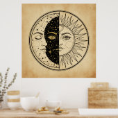 Impression mystique de style carte de tarot Soleil (Cuisine)
