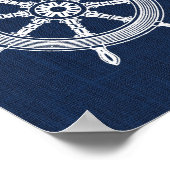 Impression Nautique de la roue de navire (Coin)