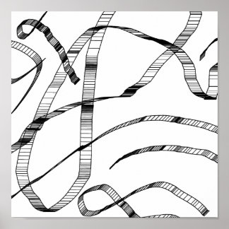 Impression noir et blanc