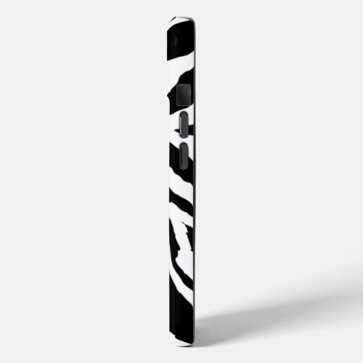 Impression noir et blanc Funky Zebra | Coque de té (Verso / Gauche)