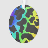 Impression noire et arc-en-ciel de vache (devant)