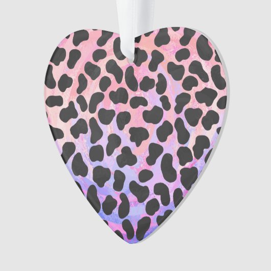 Impression noire et rose dalmate (devant)