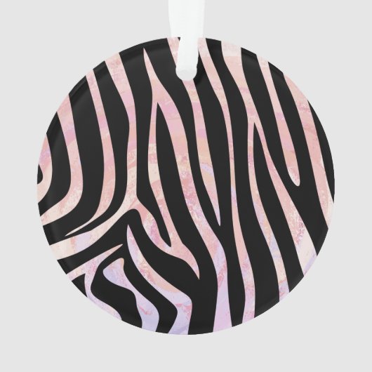 Impression noire et rose Zebra (dos)