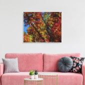 Impression numérique à l'huile d'arbres d'automne (Insitu(Salon))