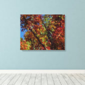 Impression numérique à l'huile d'arbres d'automne (Insitu (Plancher de Bois))