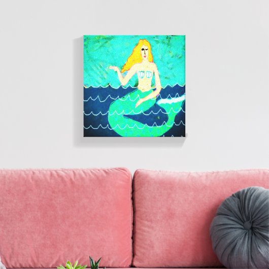 Impression numérique Abstraite de sirène verte (Insitu(Salon))