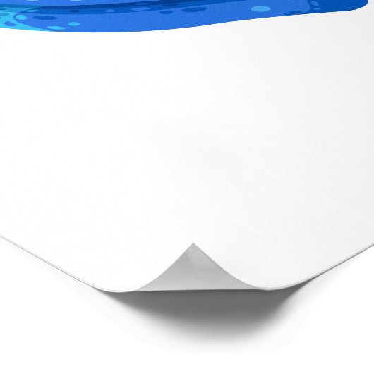 Impression numérique Blue Yellow Frog | Impression (Coin)