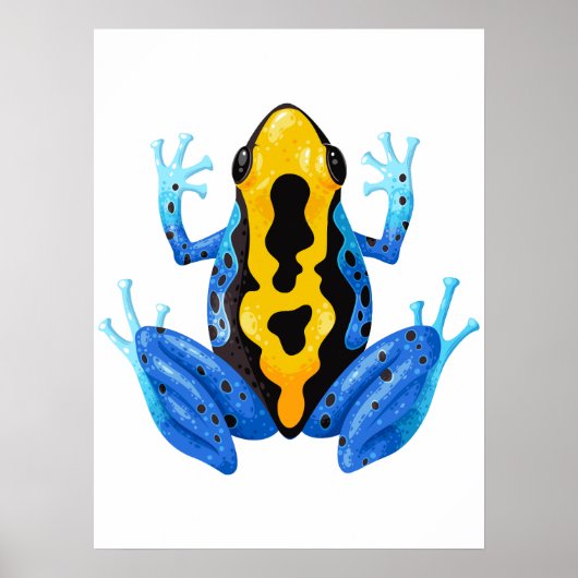 Impression numérique Blue Yellow Frog | Impression (Devant)