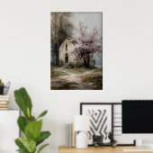 Impression numérique de paysage printanier, 19e si (Bureau à domicile)