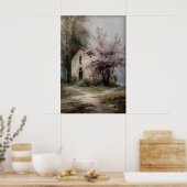 Impression numérique de paysage printanier, 19e si (Cuisine)