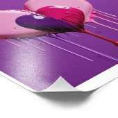 impression numérique d'un coeur peint (Coin)