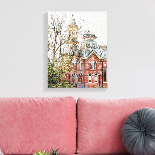 Impression numérique sur toile étirée (Insitu(Salon))