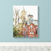 Impression numérique sur toile étirée (Insitu (Plancher de Bois))