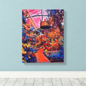 Impression numérique sur toile étirée (Insitu (Plancher de Bois))