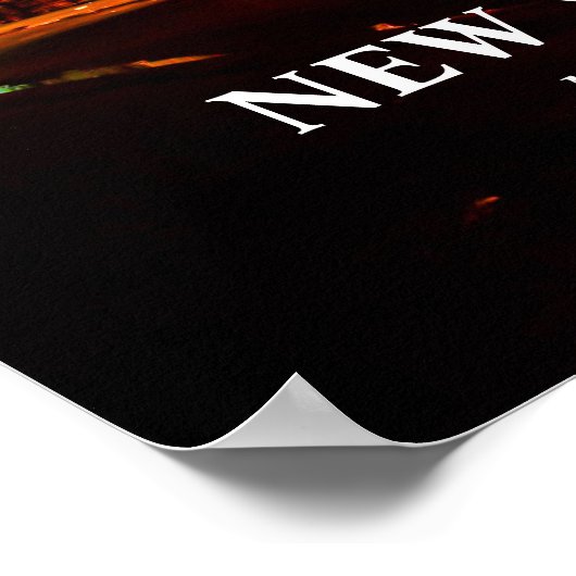 Impression NYC, papier d'affiche de valeur (Matte) (Coin)