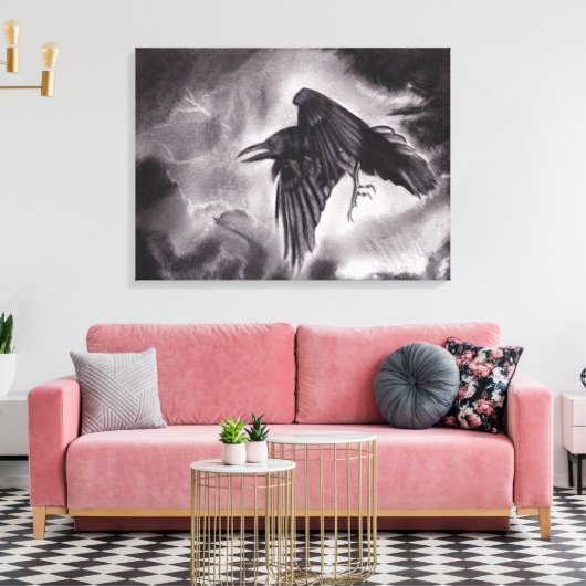 Impression Omen Raven Canvas (Insitu(Salon))