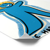 Impression "One Happy Lymphie" 6"x6" - Arrière - p (Coin)