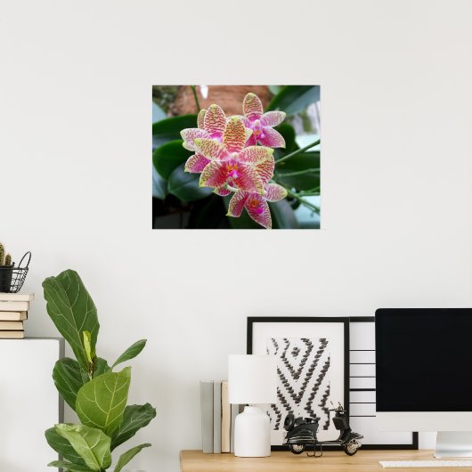 Impression orchidée (Bureau à domicile)