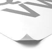 Impression ou affiche Alphabet HI (Coin)