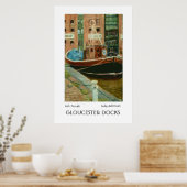 Impression ou affiche de 'Gloucester Docks' (Cuisine)