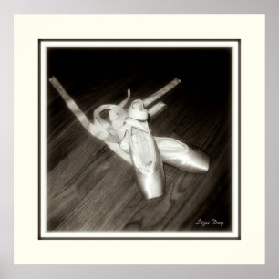 Impression panneau 'Toe Shoes' (Sepia)