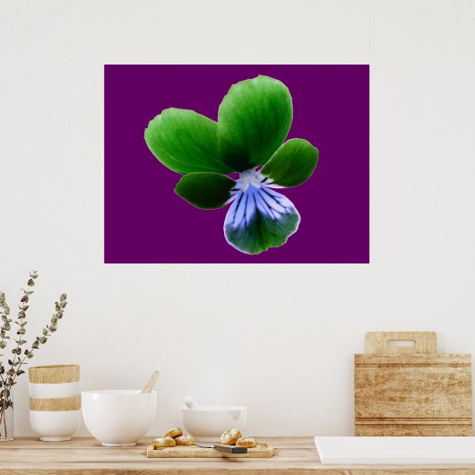 Impression Pansy verte (Cuisine)
