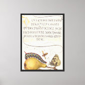 Impression papillon de calligraphie chic vintage (Recto)