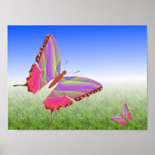 Impression Papillon unique