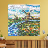 Impression Pays-Bas Lanscape Canvas (Insitu(Salon))