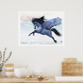 IMPRESSION PEGASUS EN ARGENT (Cuisine)