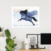 IMPRESSION PEGASUS EN ARGENT (Bureau à domicile)