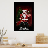 Impression Père Noël Zombie (Cuisine)