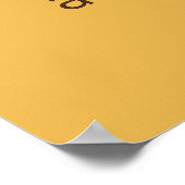 Impression Perfusionniste Texte Gras Jaune Moutard (Coin)