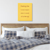 Impression Perfusionniste Texte Lourds Jaune Mouta (Insitu(Chambre))