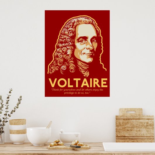 Impression personnalisable Voltaire (Cuisine)