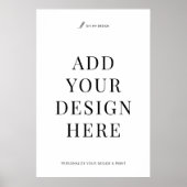 Impression personnalisée d'affiches promotionnelle (Devant)