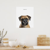 Impression personnalisée de Bordure Terrier (Cuisine)