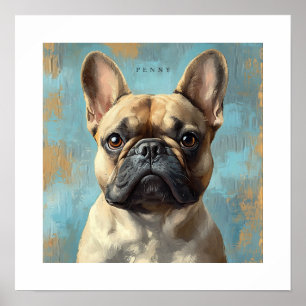 Impression personnalisée de Bouledogue français