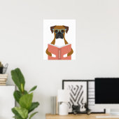 Impression personnalisée de chien Boxer (Bureau à domicile)
