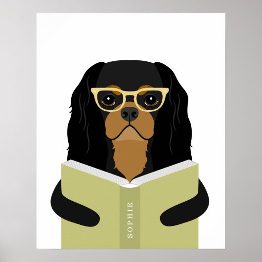Impression personnalisée de chien Cavalier (Devant)
