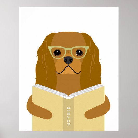 Impression personnalisée de chien Cavalier (Devant)