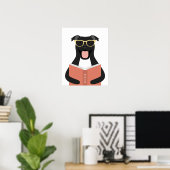 Impression personnalisée de chien Pitbull (Bureau à domicile)